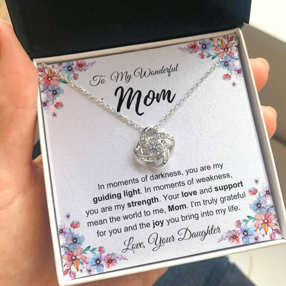To My Mom: Loveknot Necklace