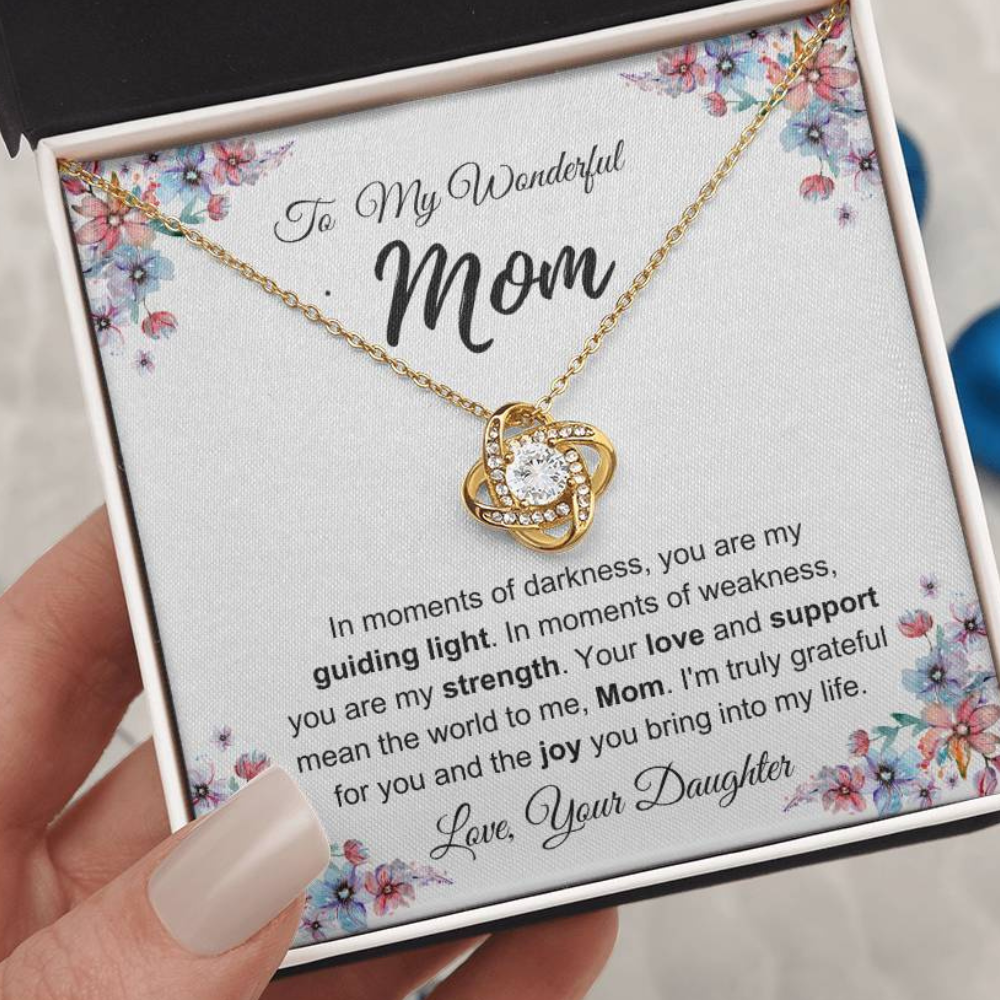 To My Mom: Loveknot Necklace