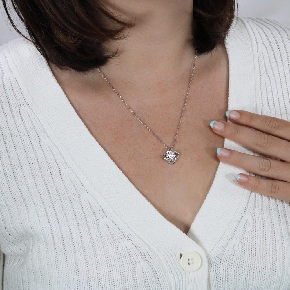 To My Mom: Loveknot Necklace
