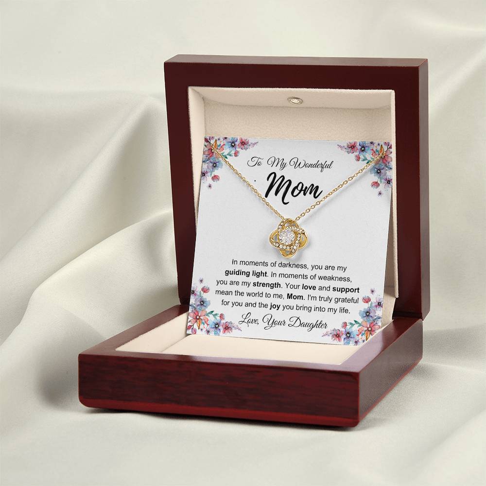 To My Mom: Loveknot Necklace