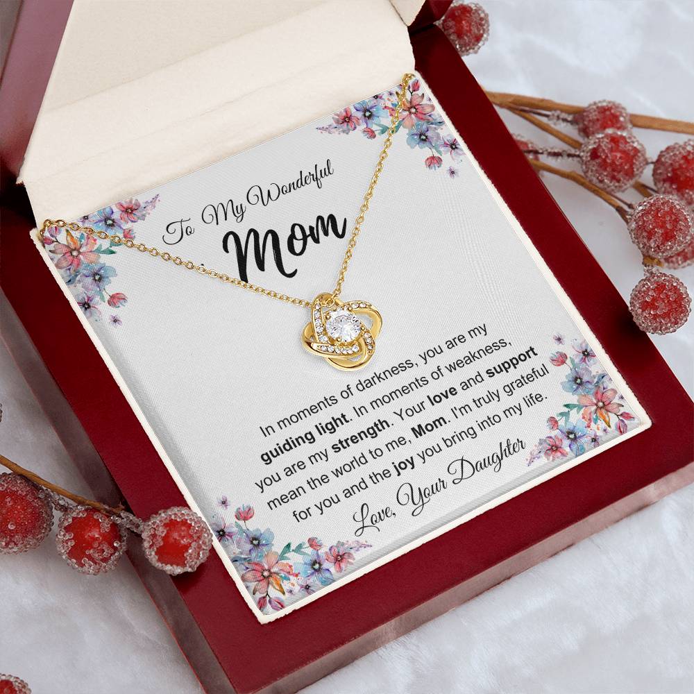 To My Mom: Loveknot Necklace
