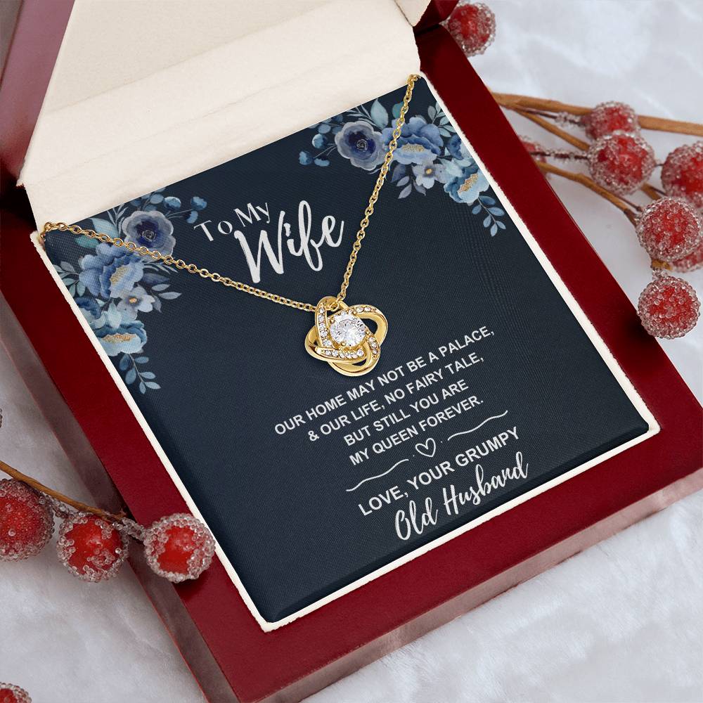 To My Wife: Love Knot Necklace