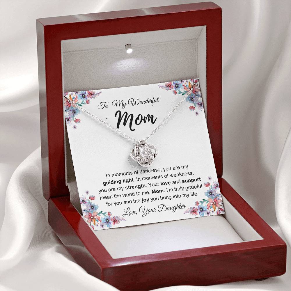 To My Mom: Loveknot Necklace