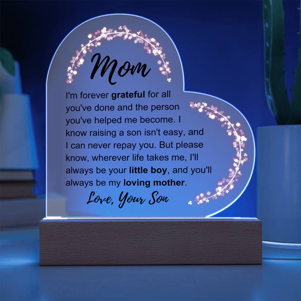 To My Mom: Love Plaque