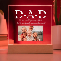 Load image into Gallery viewer, Custom Dad Acrylic Lamp
