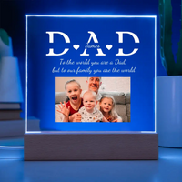 Load image into Gallery viewer, Custom Dad Acrylic Lamp
