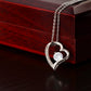 Dear Wife. Heart Held Necklace
