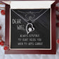 Dear Wife, Held in My Heart Necklace