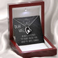 Dear Wife, Held in My Heart Necklace