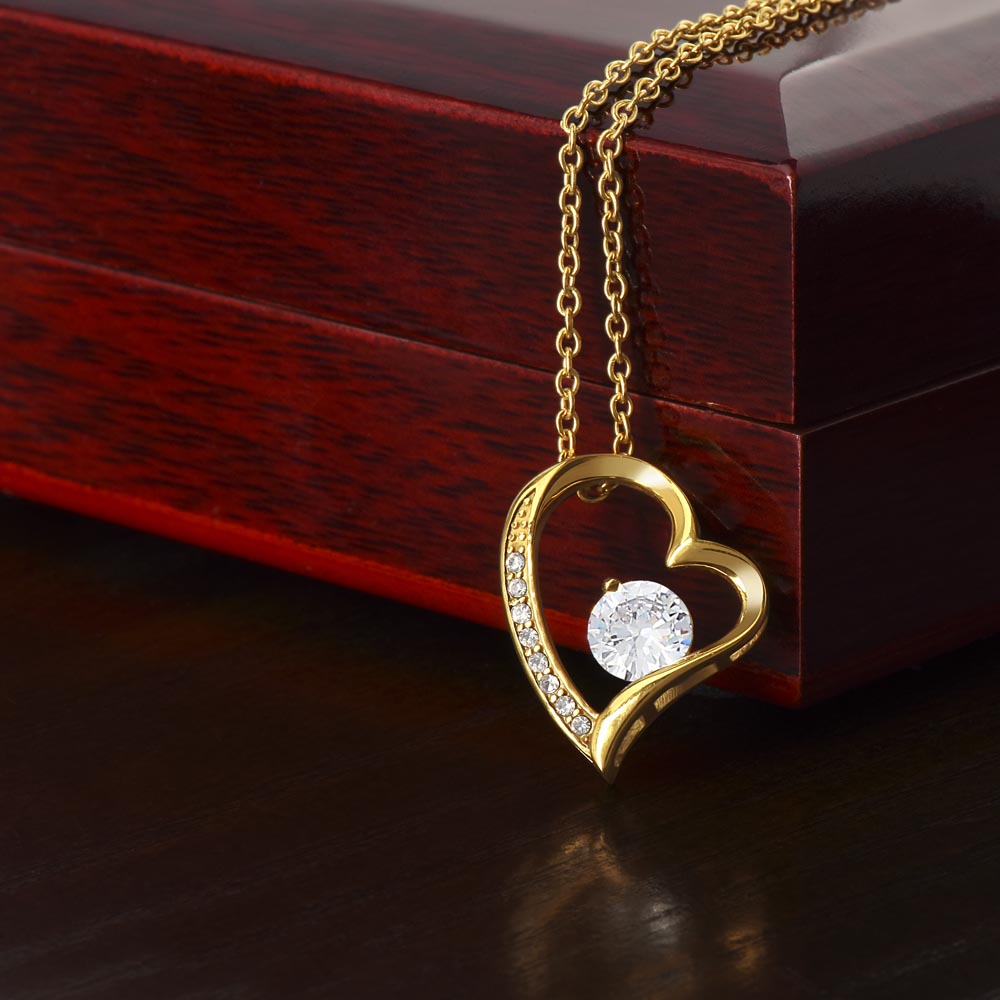 To My Wife:  Forever Love Without a Doubt Necklace