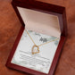 TO MY WIFE: FOREVER LOVE NEKCKLACE  GOLD/SILVER