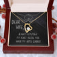 Dear Wife, Held in My Heart Necklace