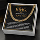 To My King: Crown Chain Necklace