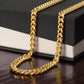 DADDY TO BE: SUPRISE HIM  WITH A PREIMIUM CUBAN LINK CHAIN GIFT SET (SILVER & GOLD)