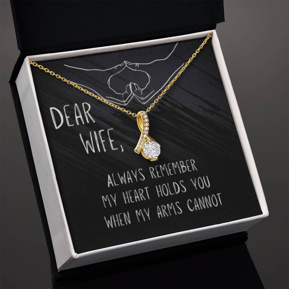 Dear Wife:  Alluring Beauty at Heart Necklace