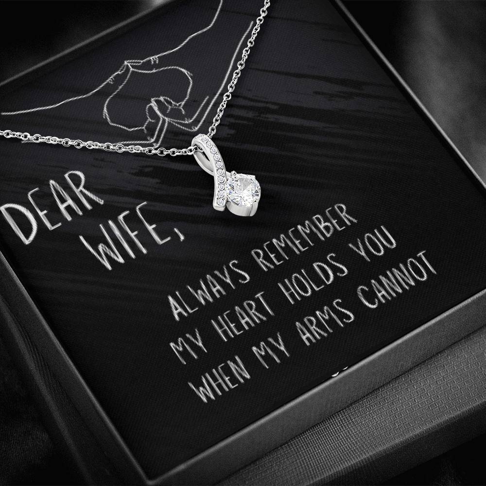 Dear Wife:  Alluring Beauty at Heart Necklace