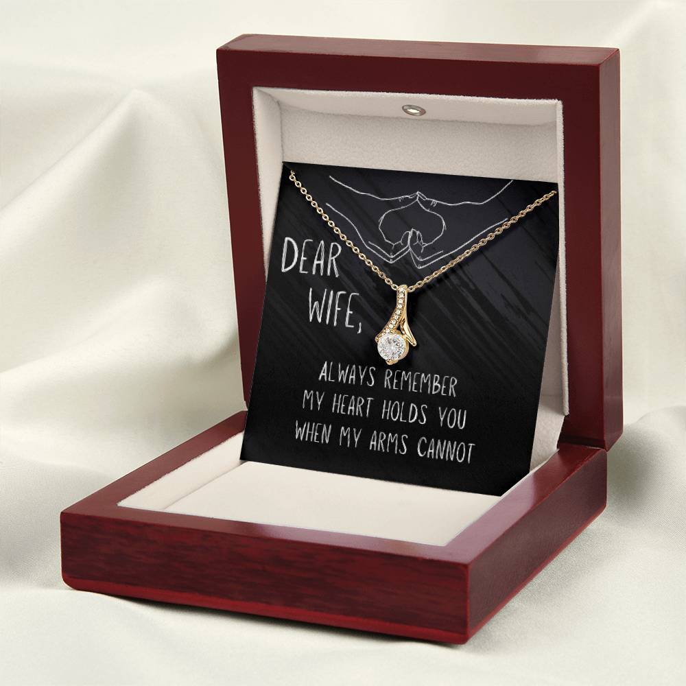 Dear Wife:  Alluring Beauty at Heart Necklace