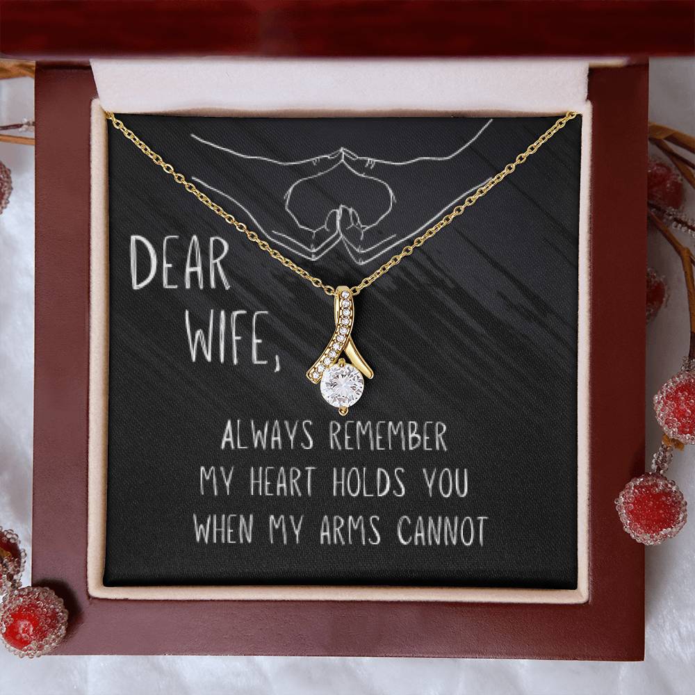 Dear Wife:  Alluring Beauty at Heart Necklace