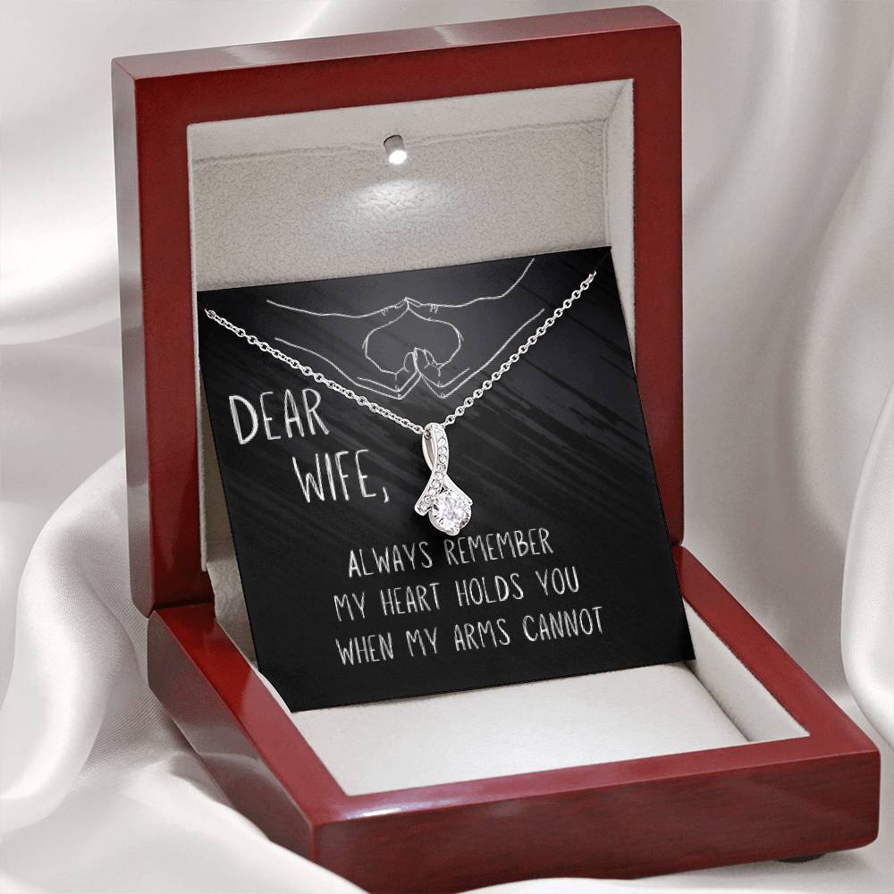 Dear Wife:  Alluring Beauty at Heart Necklace