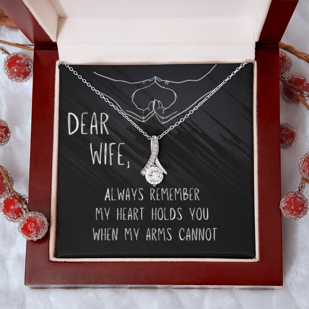 Dear Wife:  Alluring Beauty at Heart Necklace