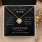 To My Georgeous Wife: Breathless in Love Necklace