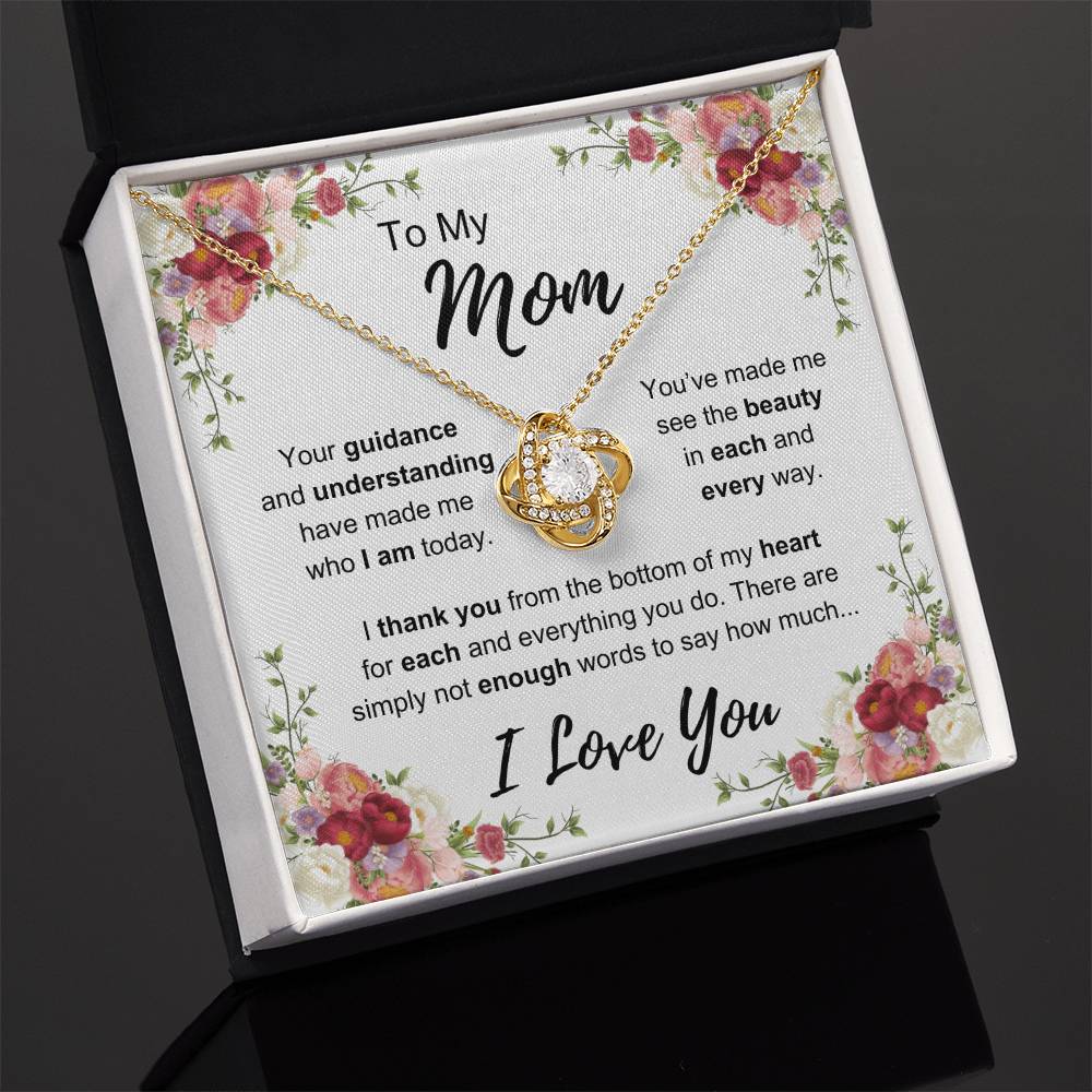 To My Mom: Love you Necklace