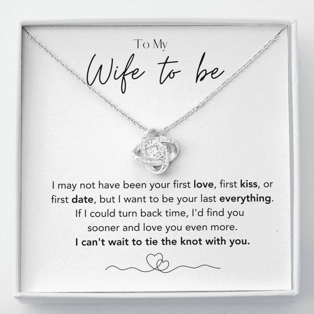 MY WIFE TO BE - INFINITY KNOT NECKLACE