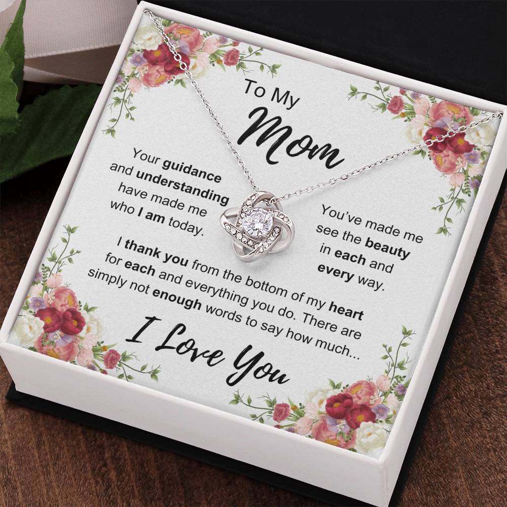 To My Mom: Love you Necklace