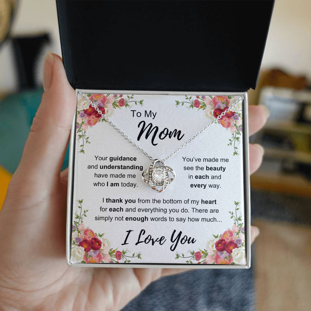 To My Mom: Love you Necklace