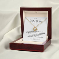 Load image into Gallery viewer, MY WIFE TO BE - INFINITY KNOT NECKLACE
