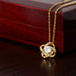 To My Wife to be:LoveKnot Necklace