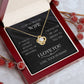 To My Georgeous Wife: Breathless in Love Necklace