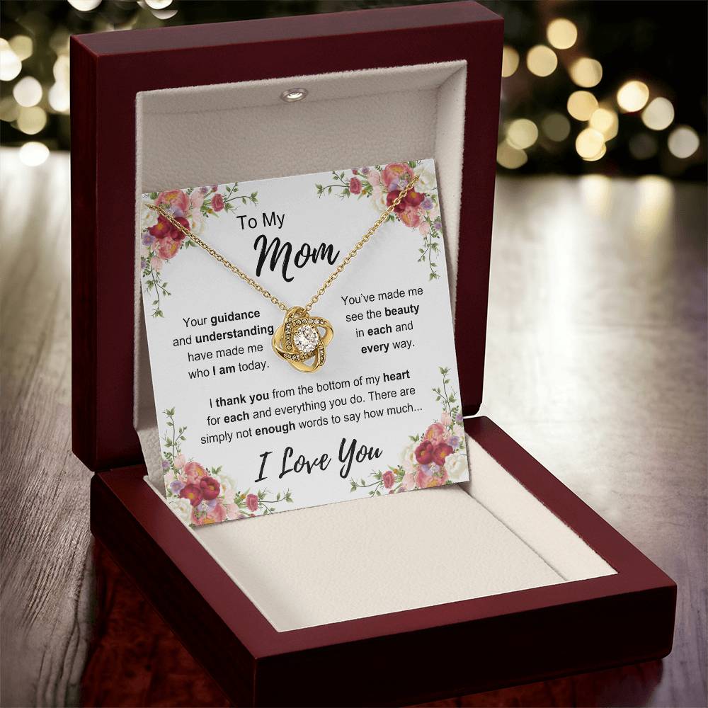 To My Mom: Love you Necklace