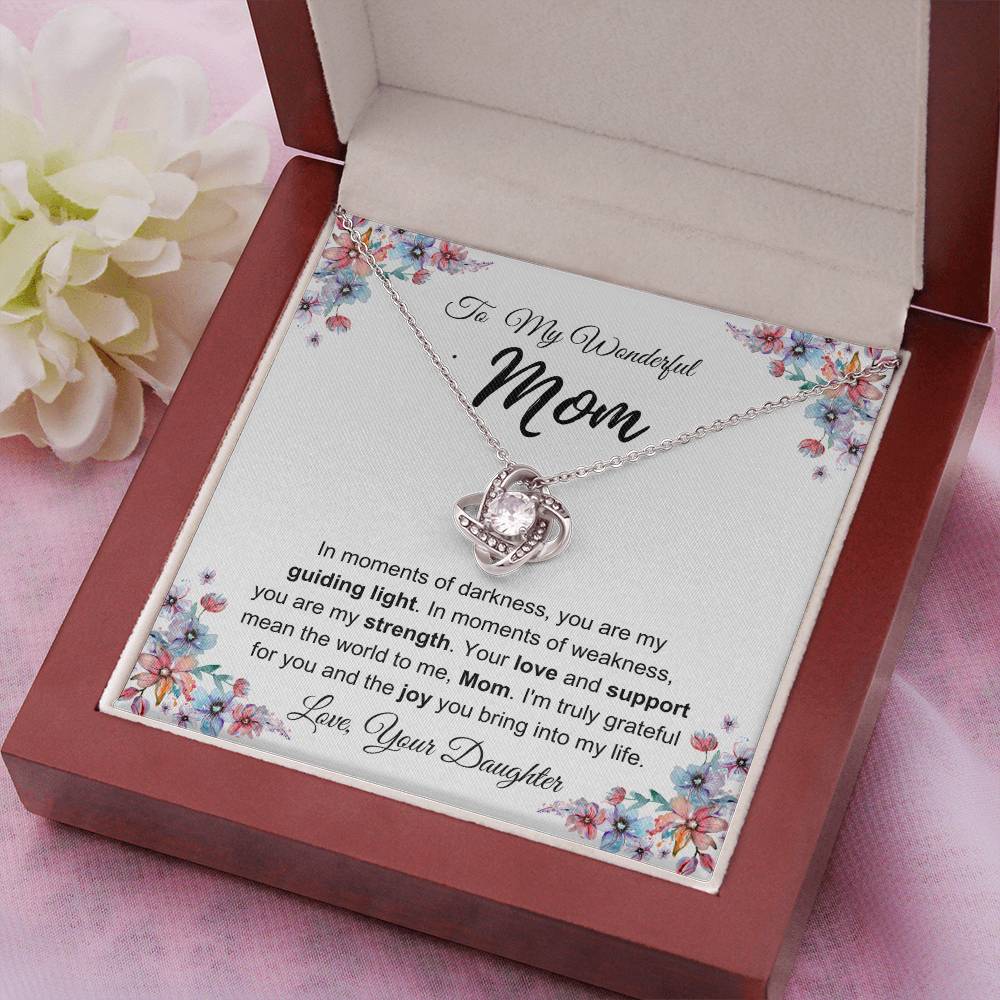 To My Mom: Loveknot Necklace