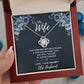 To My Wife: Love Knot Necklace