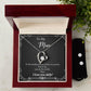 TIMELESS ELEGANCE: FOREVER LOVE NECKLACE & CLEAR CZ EARRINGS - PERFECT GIFTS TO CHERISH MUM