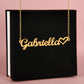 To My Soulmate: Custom Signoff Necklace