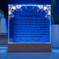 To My Mom: Love Plaque