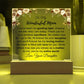 To My Mom: Love Plaque