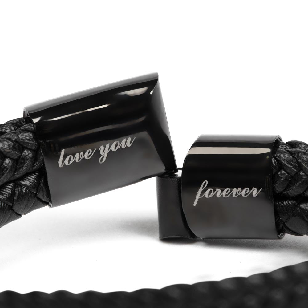 ETERNAL LOVE: "LOVE YOU FOREVER" BRACELET FOR HUSBAND