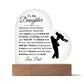 To My Daughter: My Heart Plaque