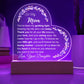 To My Mom: Love Plaque