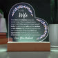 To My Wife: Grateful Plaque