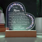 To My Mom: Love Plaque