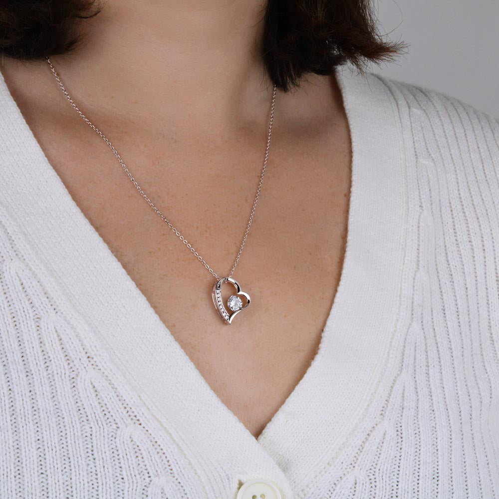 To My Wife:  Forever Love Without a Doubt Necklace