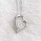TO MY WIFE: FOREVER LOVE NEKCKLACE  GOLD/SILVER