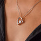 TO MY WIFE: FOREVER LOVE NEKCKLACE  GOLD/SILVER