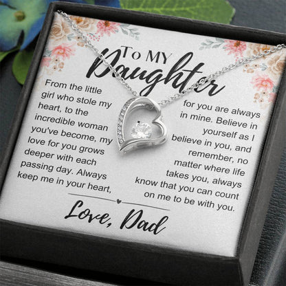 To My Daughter: Love You Forever Necklace