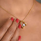 TO MY WIFE: FOREVER LOVE NEKCKLACE  GOLD/SILVER