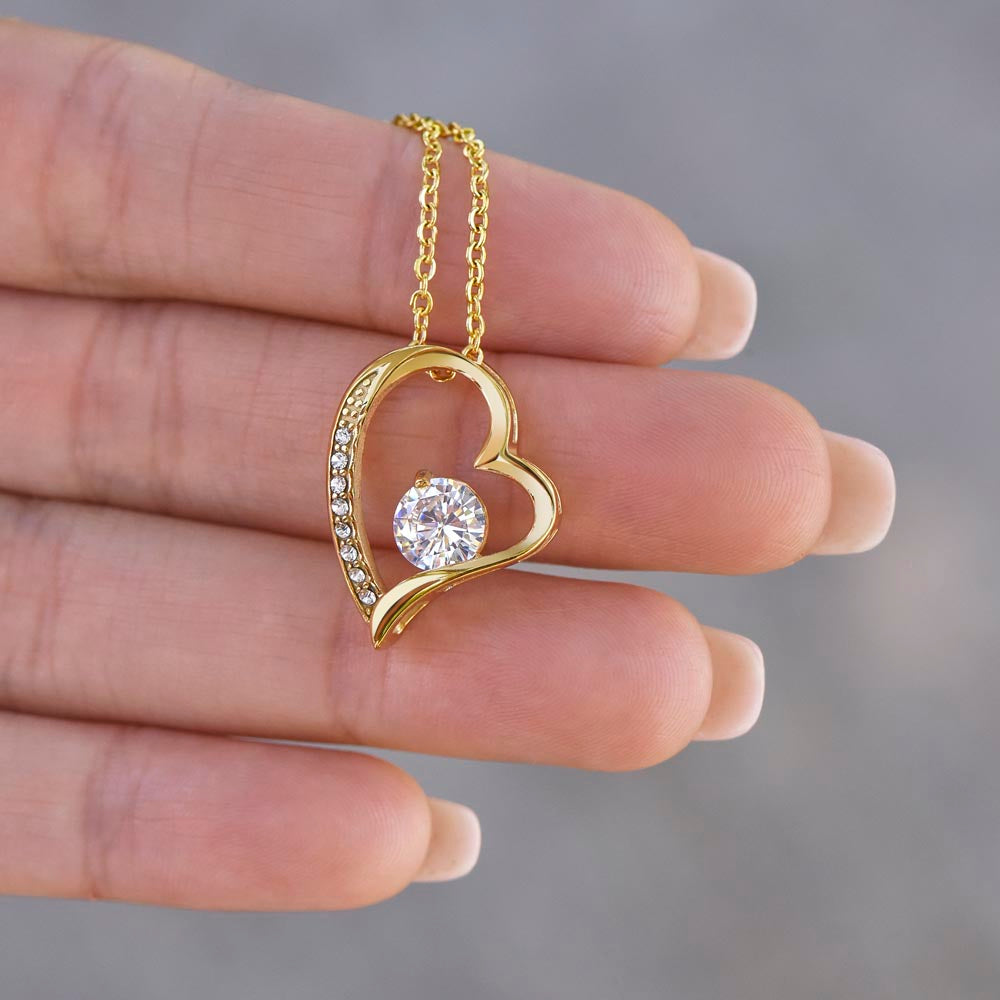 To My Wife:  Forever Love Without a Doubt Necklace